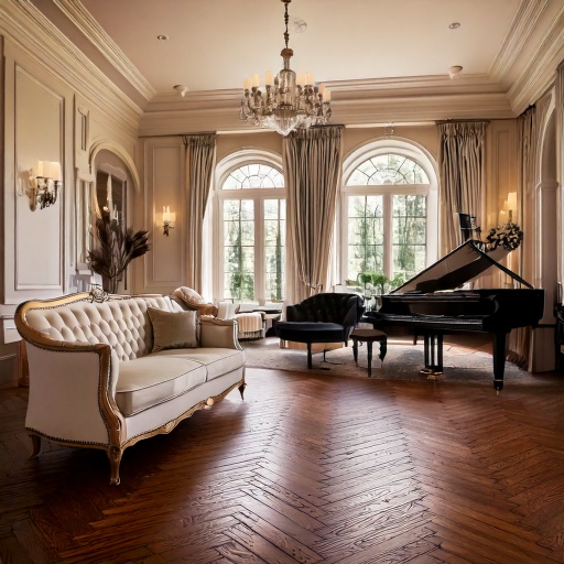 Classic Herringbone Wooden Flooring
